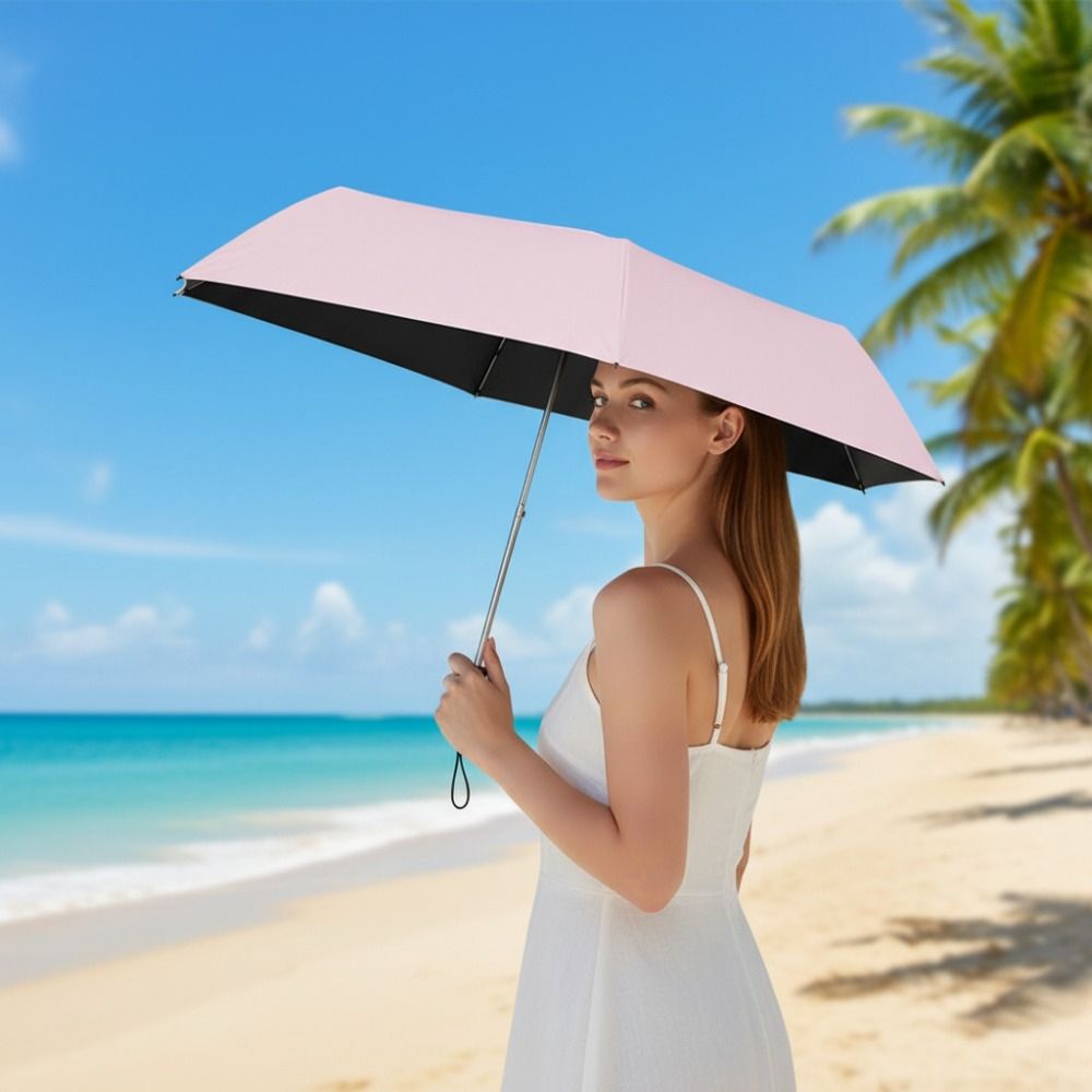 Travel Umbrella Compact - Folding Ultra-Light Sun Umbrella Lightweight Carbon