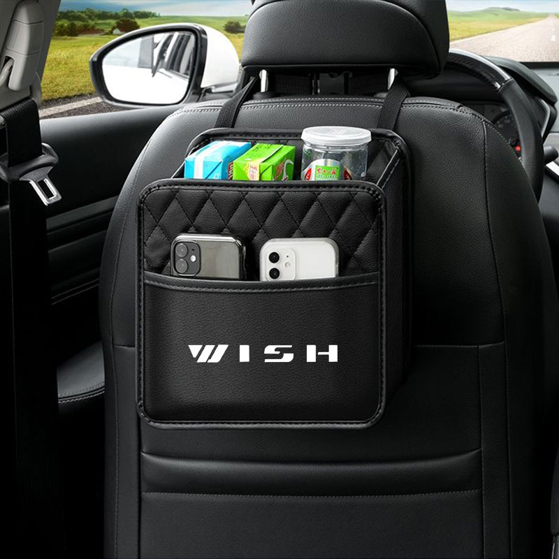 Travel Accessories Leather - Car Backseat Organizer Multifunction for Toyota
