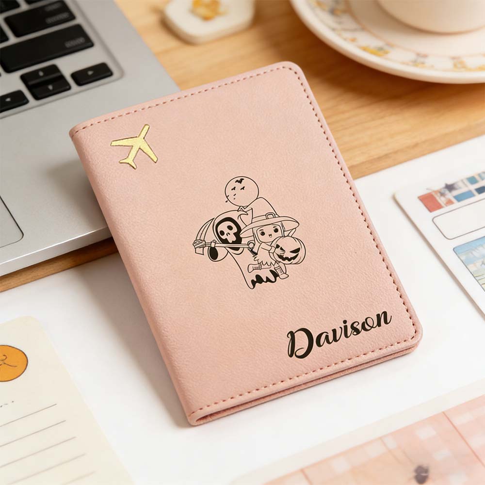 Travel Accessories Meaning - 1pc Personalized Name Passport Cover Boyfriend