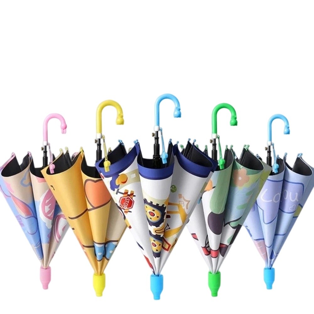 Travel Umbrella Compact - New Cartoon Pattern Child Umbrella Whistle