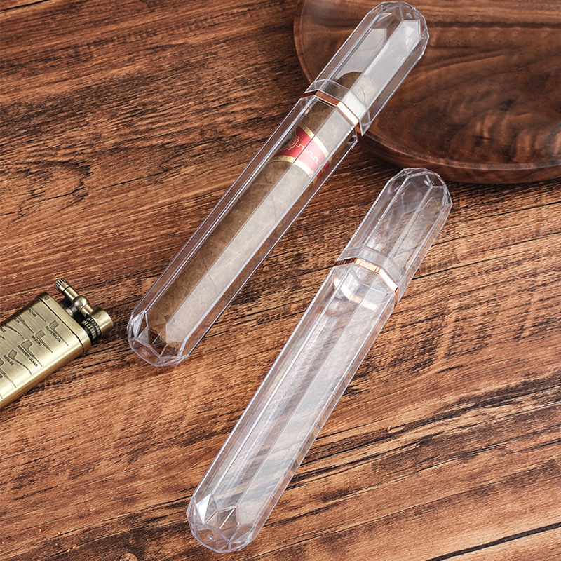 Travel Accessories - Acrylic Travel Cigar Tube Fashion Humidor