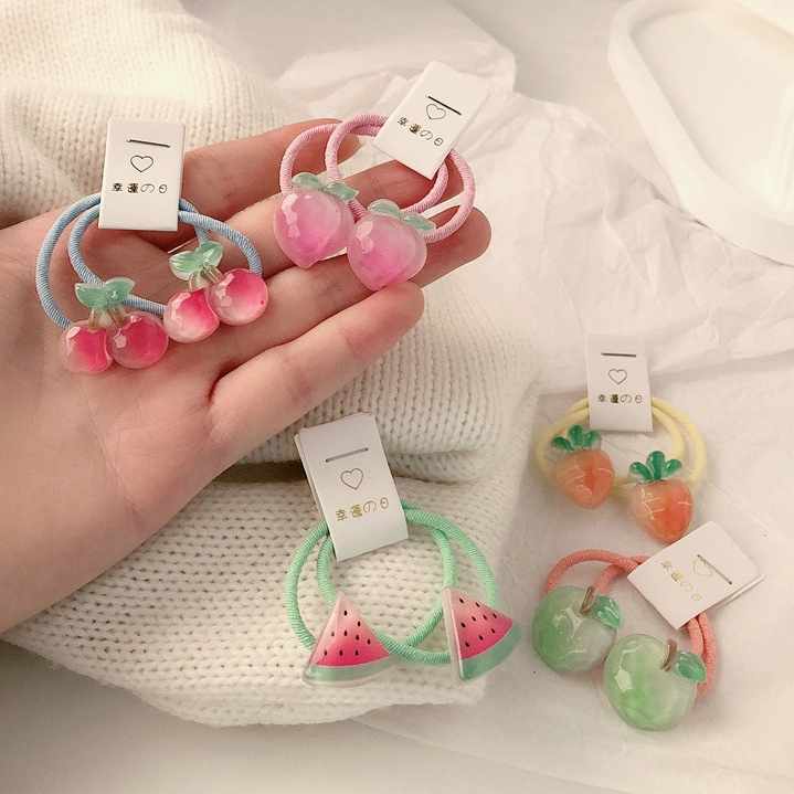 Travel Accessories Kids - Kids Carrot Hair Ties 5 Pair