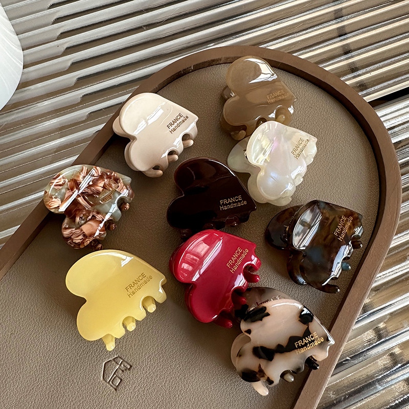 Travel Accessories For Girls - 3.5cm Small Hair Claw Acetate Hair