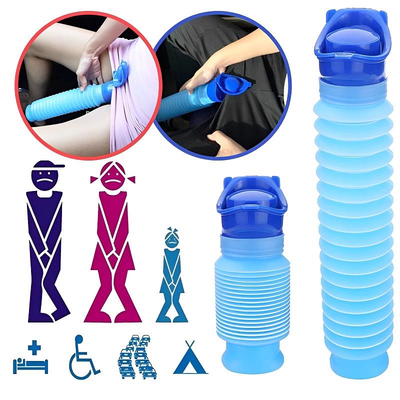 Travel Accessories Kids - 750ML Portable Standing Pee Bottle Shrinkable