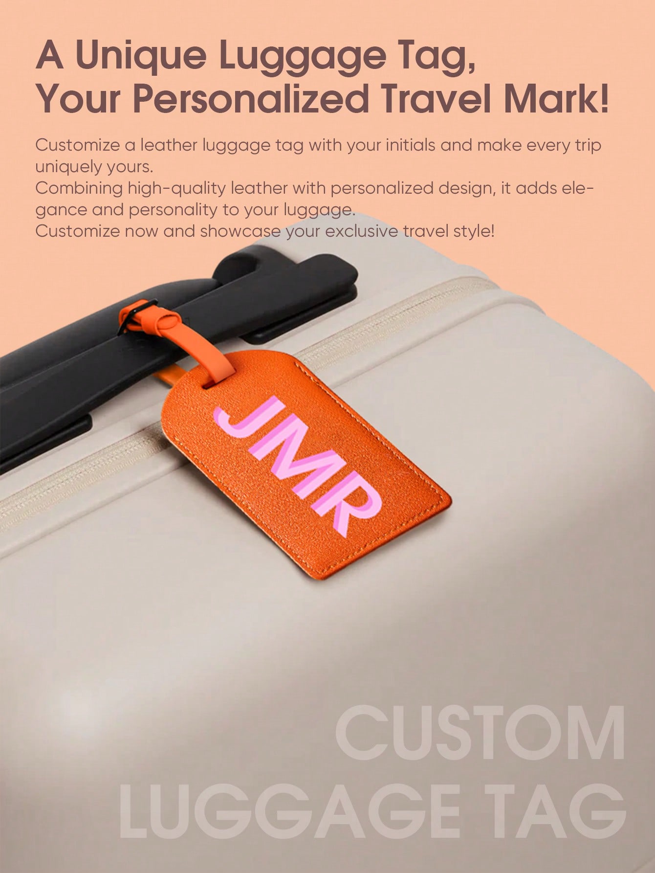 Personalized Initial Luggage T - Travel Accessories Leather 评论和价格