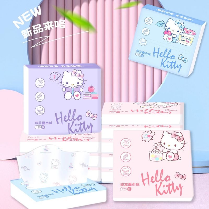 New Hello Kitty Bag Tissues 6  - Travel Accessories Gift Set 评论和价格