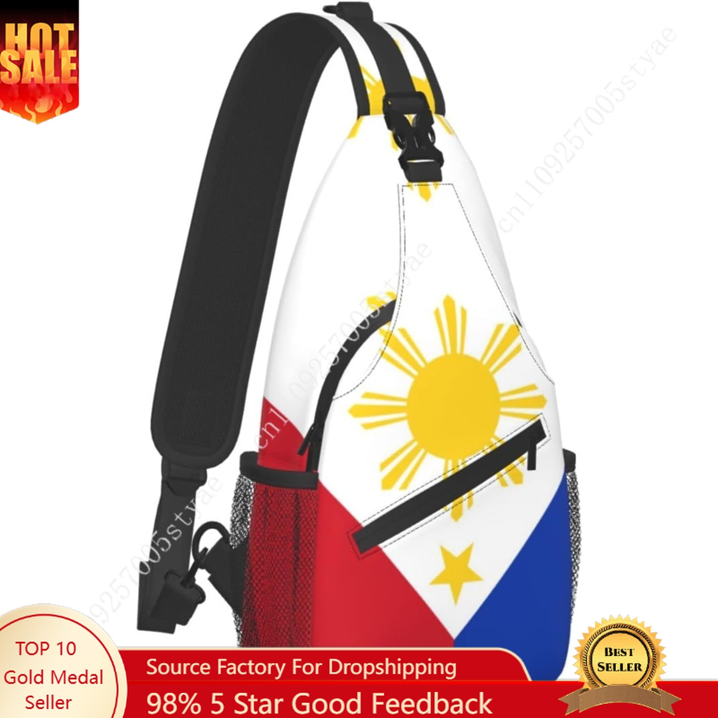 Philippine Flag Sling Backpack - Travel Accessories Philippines 评论和价格