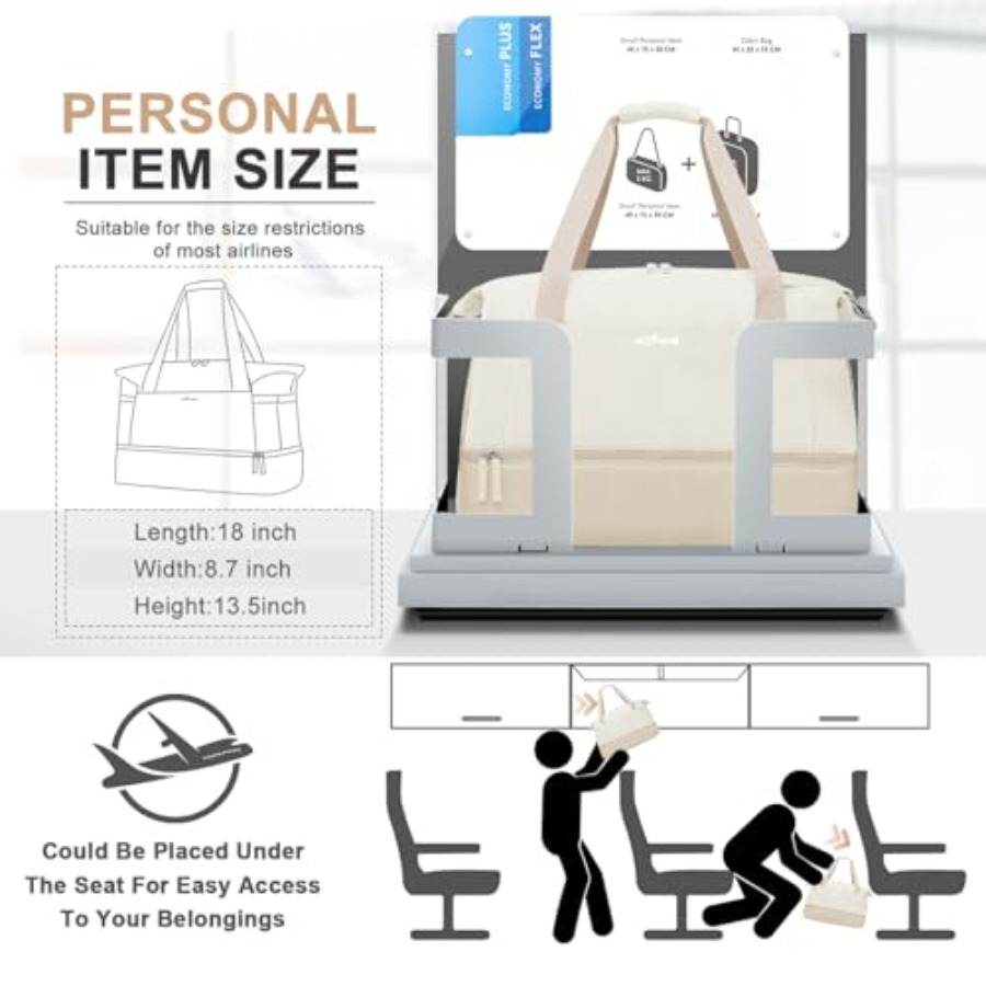 Gym Bag for Women, Personal It - Shoe Bag Travel 评论和价格