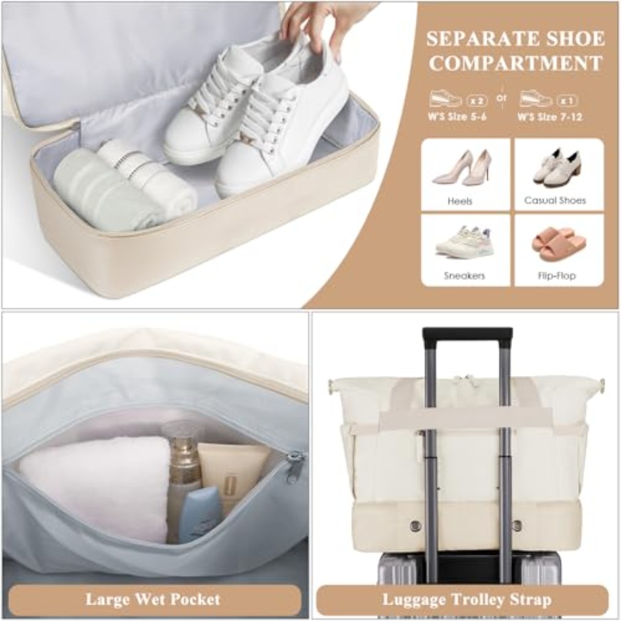 Gym Bag for Women, Personal It - Shoe Bag Travel 评论和价格
