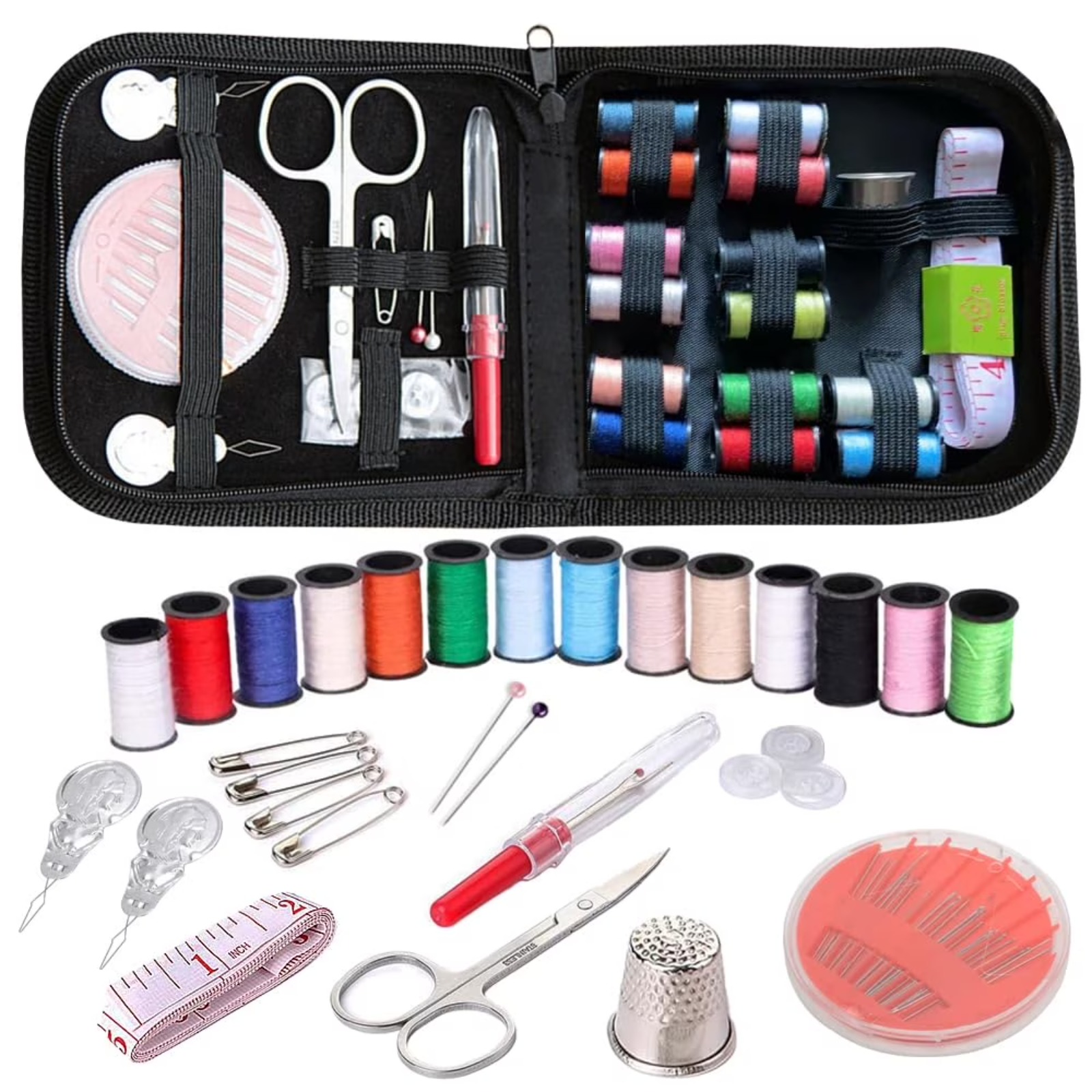 Travel Sewing Kit, 59-Piece Po - Travel Accessories To Sew 评论和价格