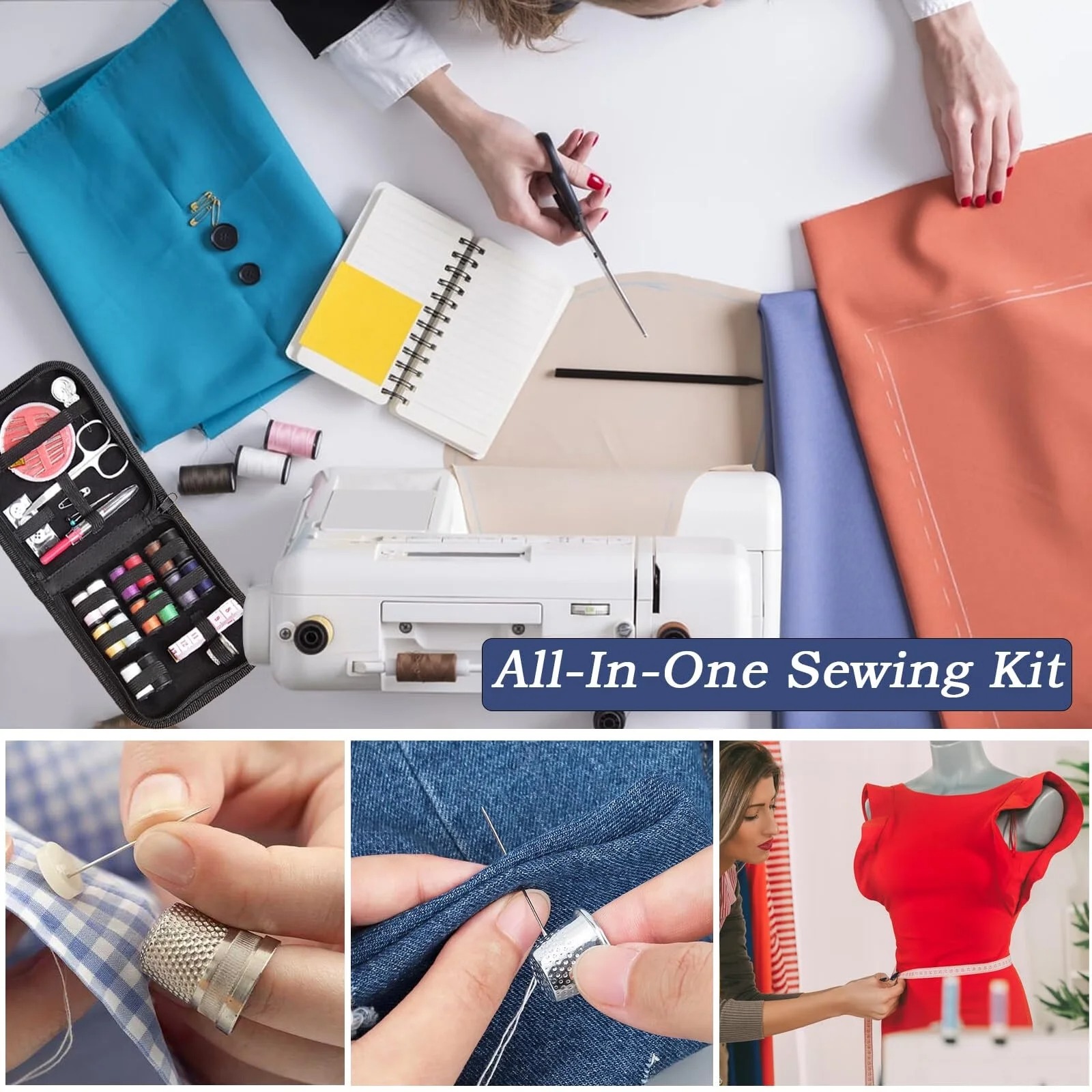 Travel Sewing Kit, 59-Piece Po - Travel Accessories To Sew 评论和价格