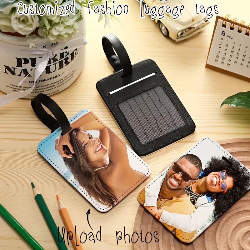 Custom Photo Leather Luggage T - Travel Accessories Meaning 评论和价格