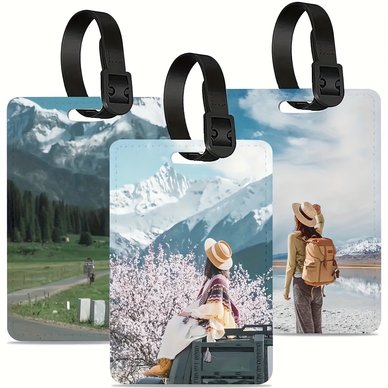Custom Photo Leather Luggage T - Travel Accessories Meaning 评论和价格