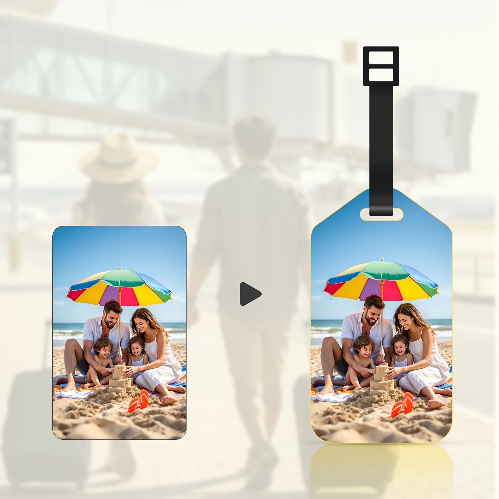 Custom Photo Leather Luggage T - Travel Accessories Meaning 评论和价格