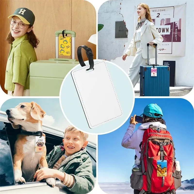 Custom Photo Leather Luggage T - Travel Accessories Meaning 评论和价格