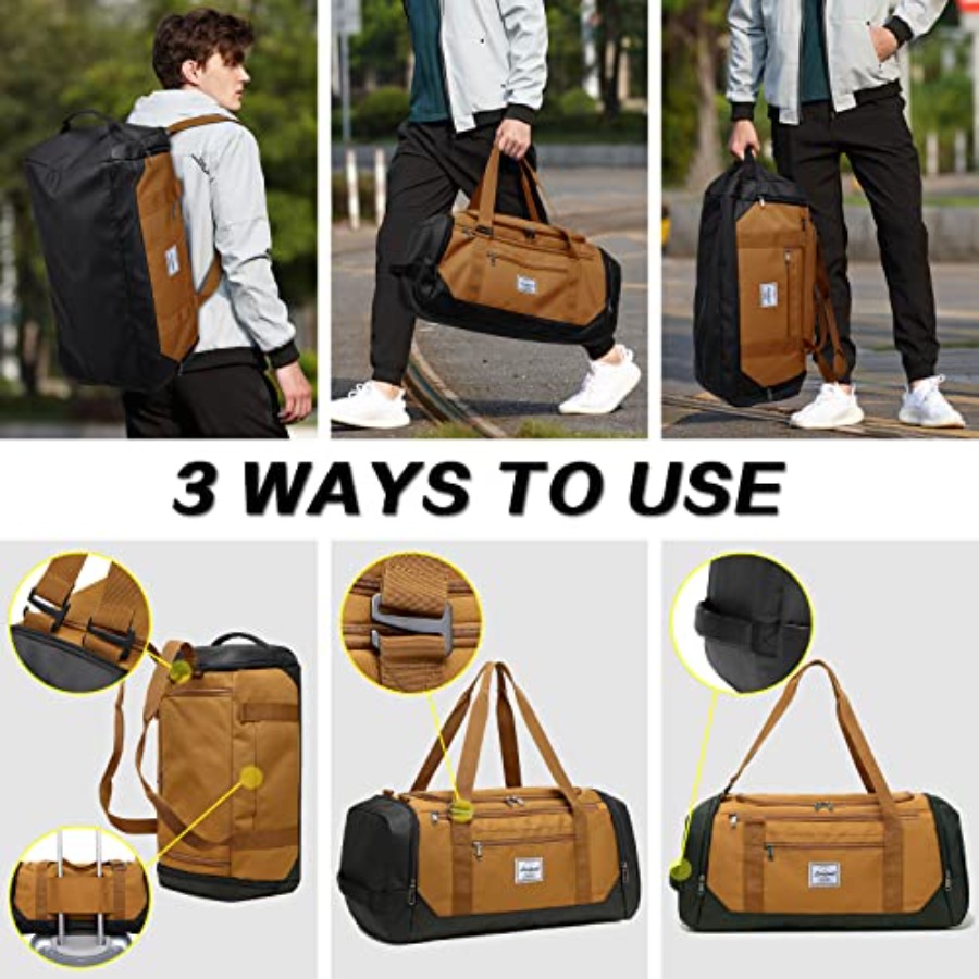 Travel Duffle Bag for men 40L  - Shoe Bag Travel 评论和价格