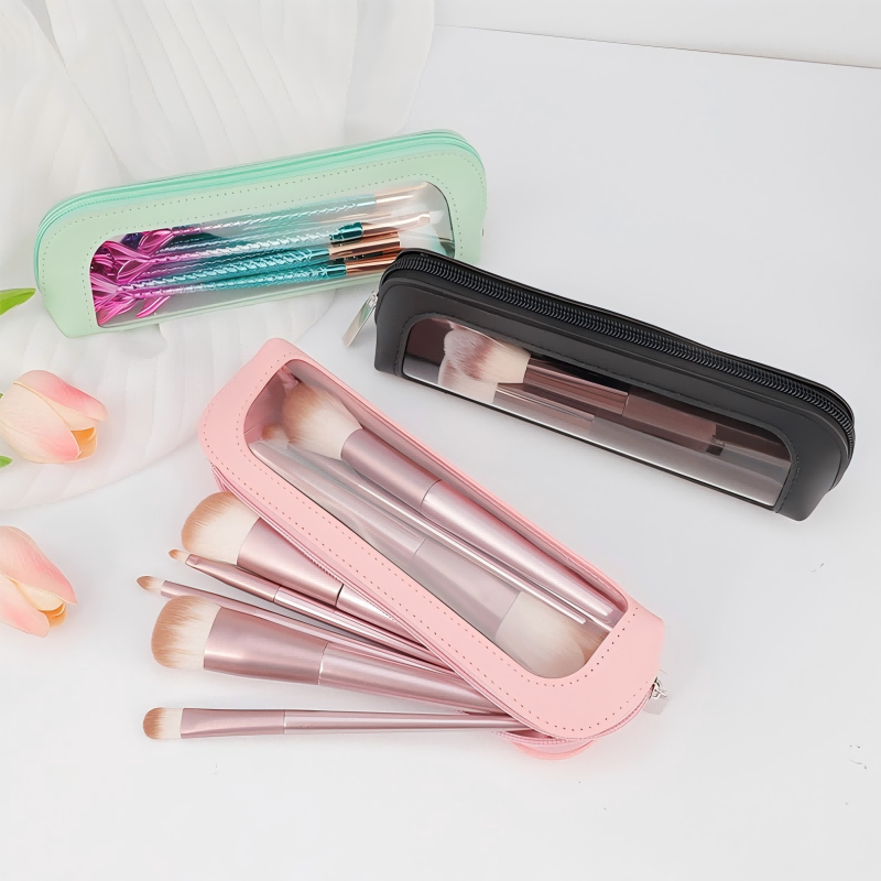 Small Clear PU Leather Travel  - Travel Z 评论和价格