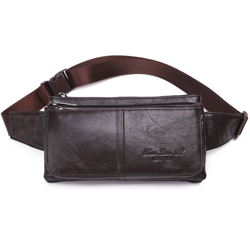 Men Waist Fanny Pack Belt Hip  - Travel Accessories Leather 评论和价格