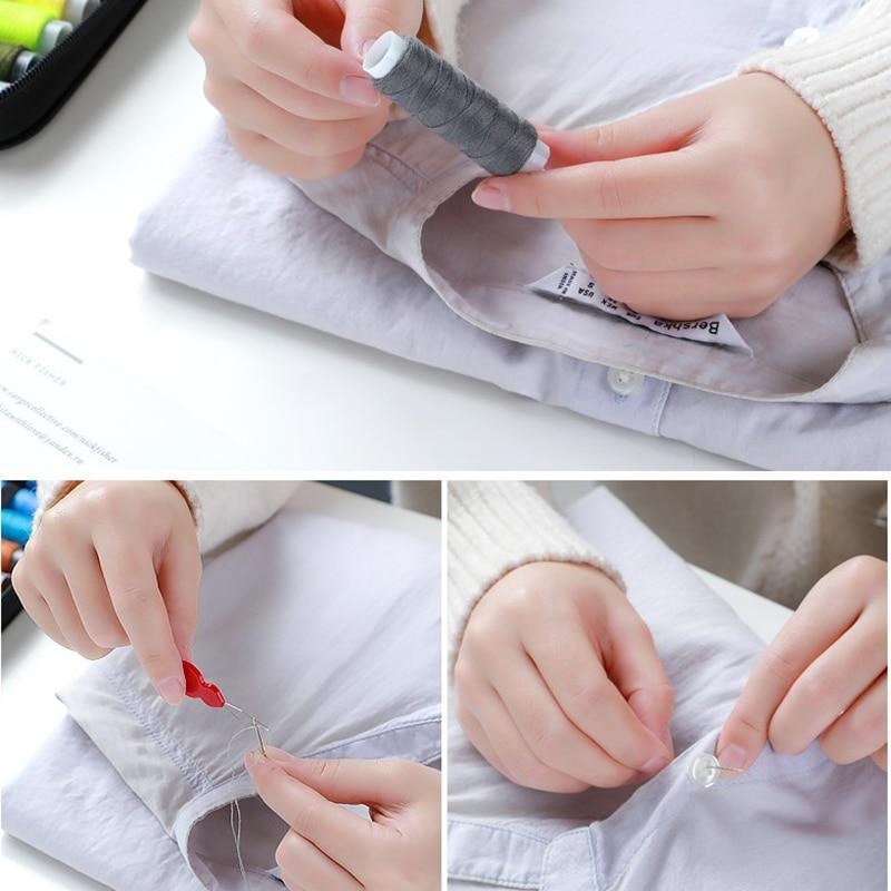 Portable 10Pcs/set Sewing Kit  - Travel Accessories To Sew 评论和价格
