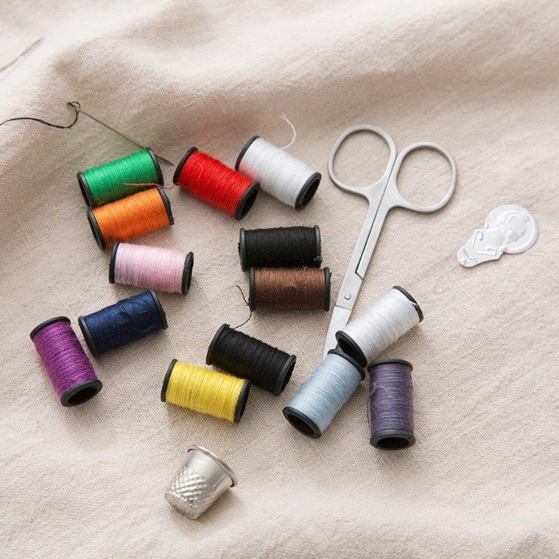 Portable 10Pcs/set Sewing Kit  - Travel Accessories To Sew 评论和价格