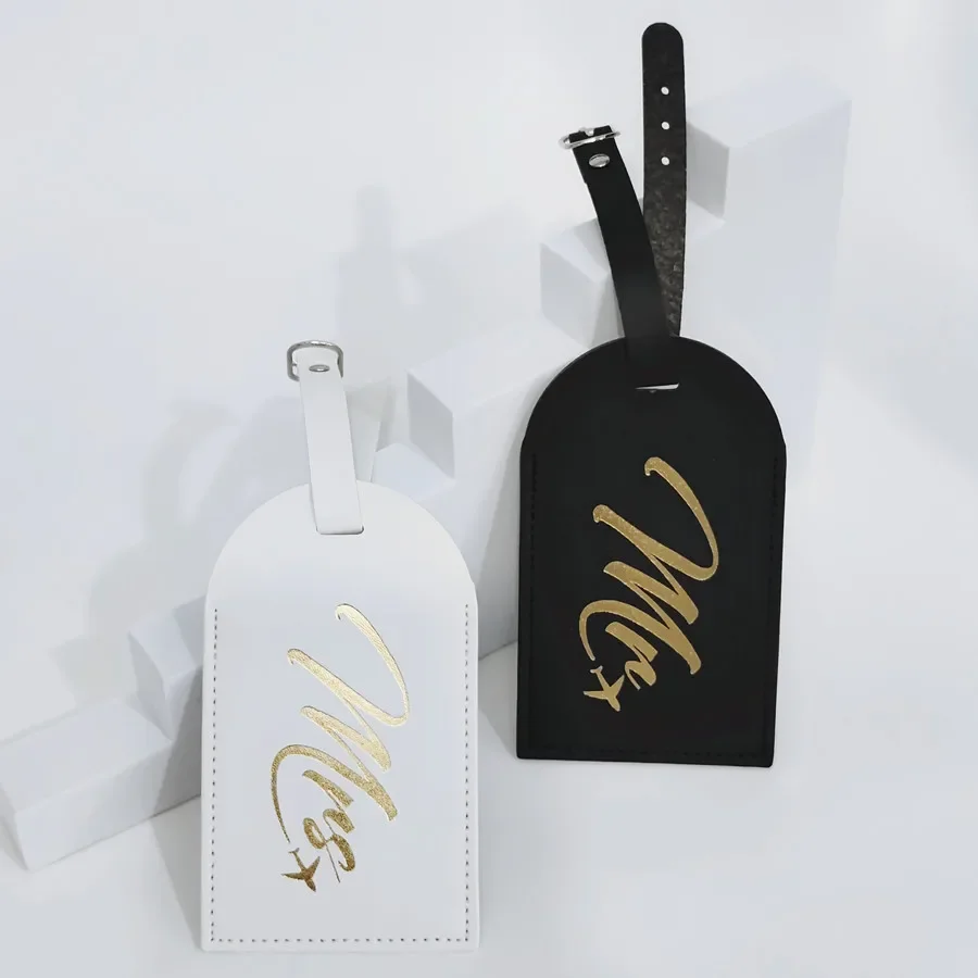 2PCS/Set Mr Mrs Couples Luggag - Travel Accessories Gift Set 评论和价格