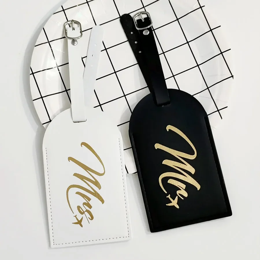 2PCS/Set Mr Mrs Couples Luggag - Travel Accessories Gift Set 评论和价格