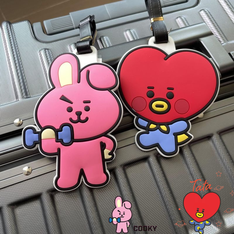 BT21 cartoon cute keychain Kaw - Travel Accessories Gift Set 评论和价格