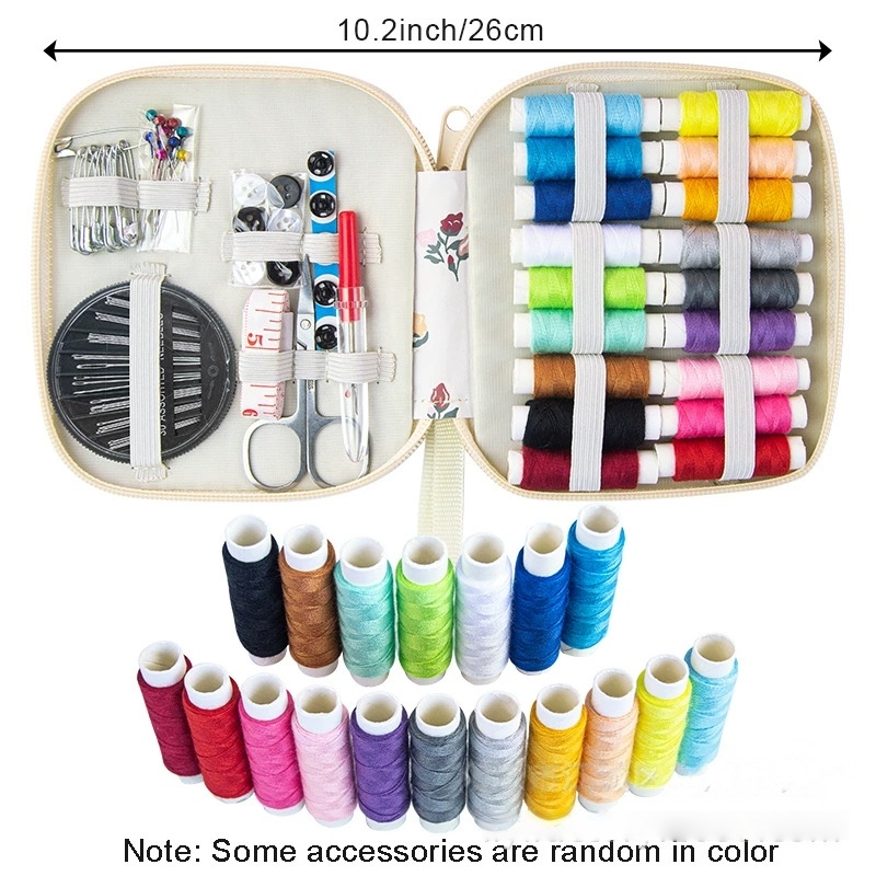 Mini Floral Sewing Kit Portabl - Travel Accessories To Sew 评论和价格