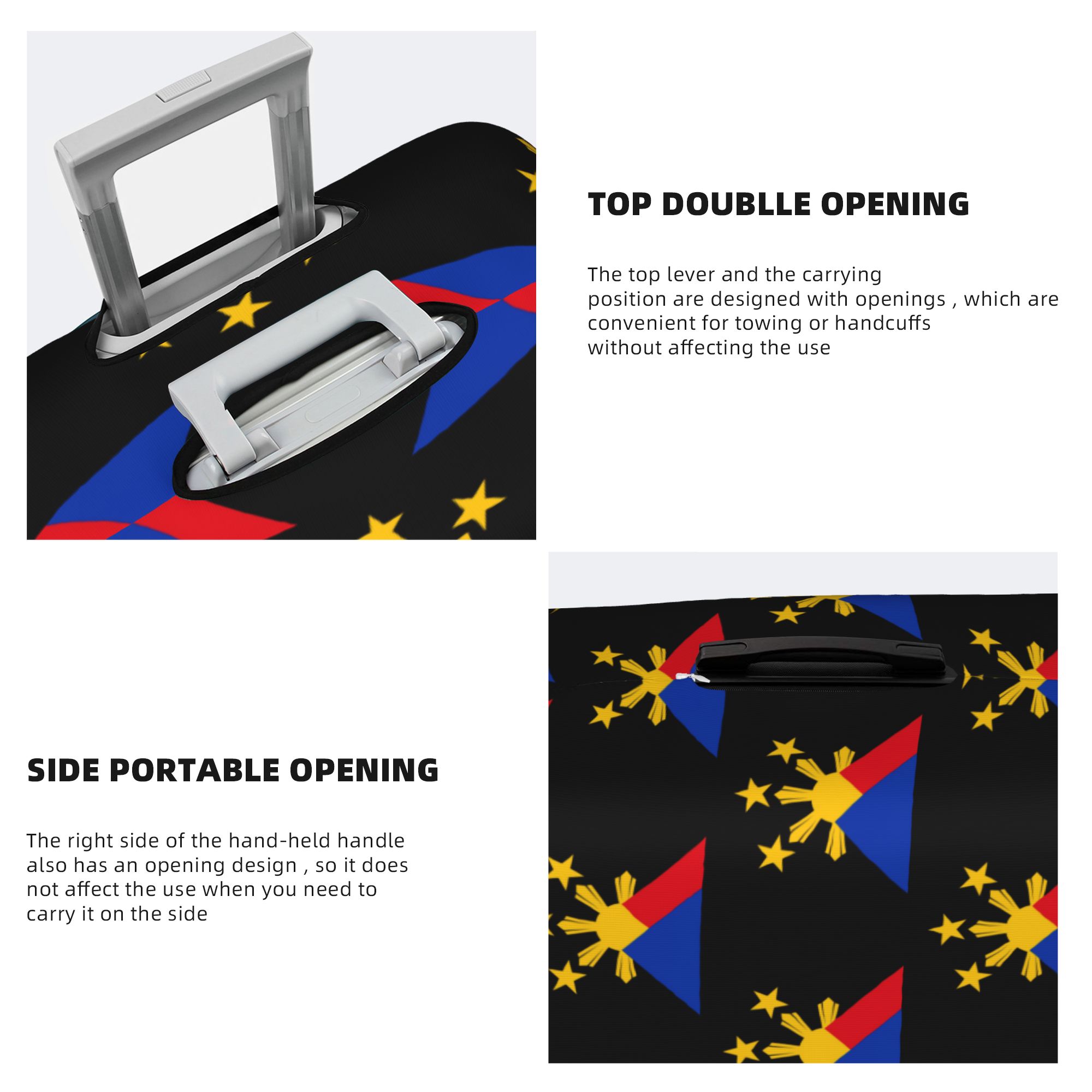 Philippine Flag Landscape Lugg - Travel Accessories Philippines 评论和价格
