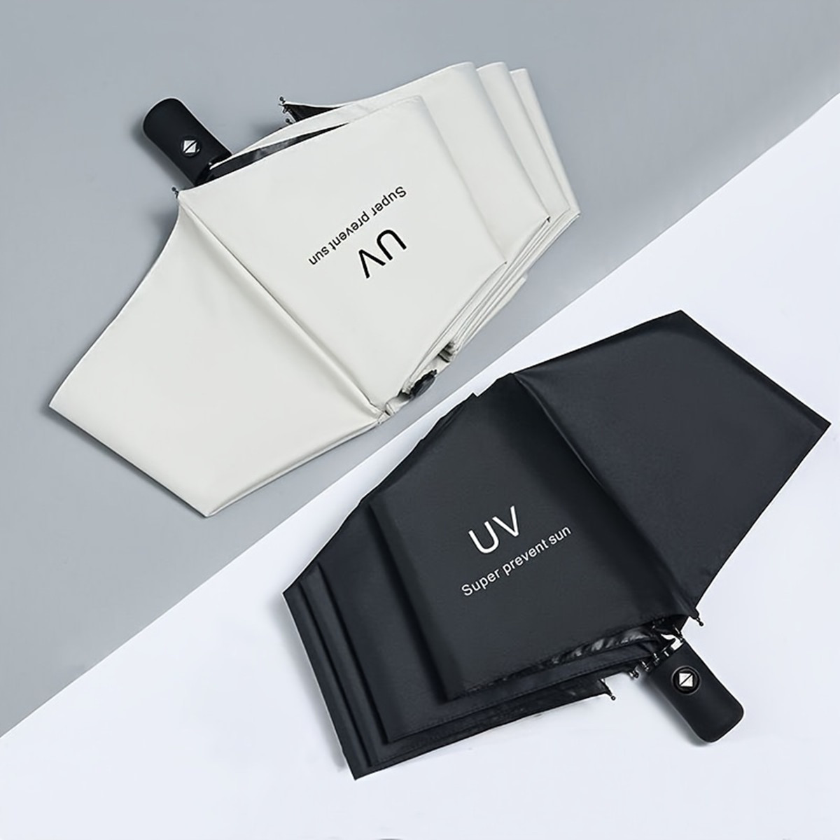 8 Ribs Extra Large Solid Color - Travel Umbrella Compact 评论和价格