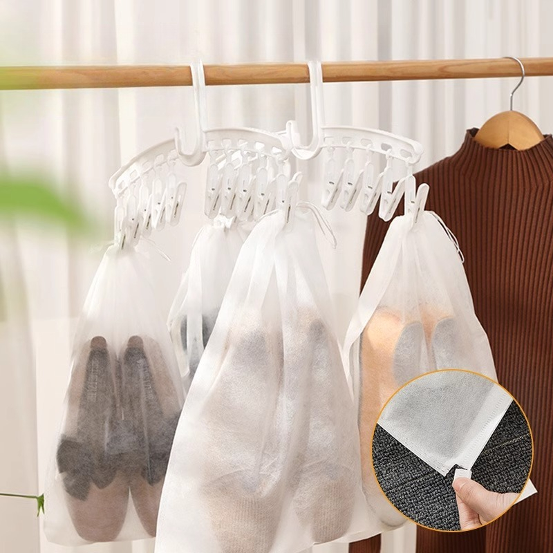 Drawstring Shoe Storage Bag Du - Shoe Bag Travel 评论和价格