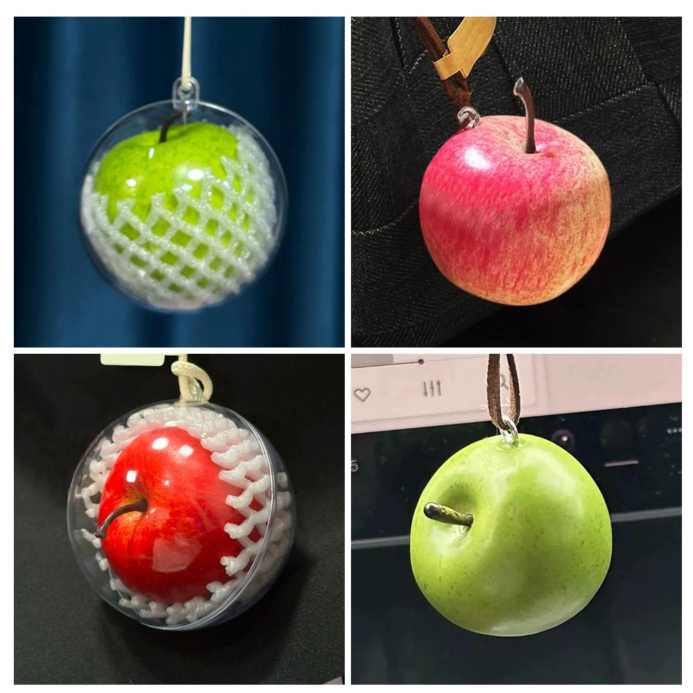 Cute Realistic Fruit Apple Key - Travel Accessories Meaning 评论和价格