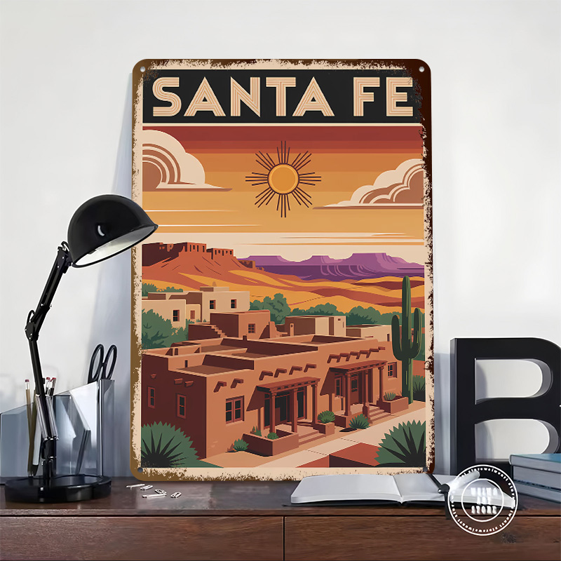 Santa Fe Travel Poster Customi - Travel Accessories For Europe 评论和价格