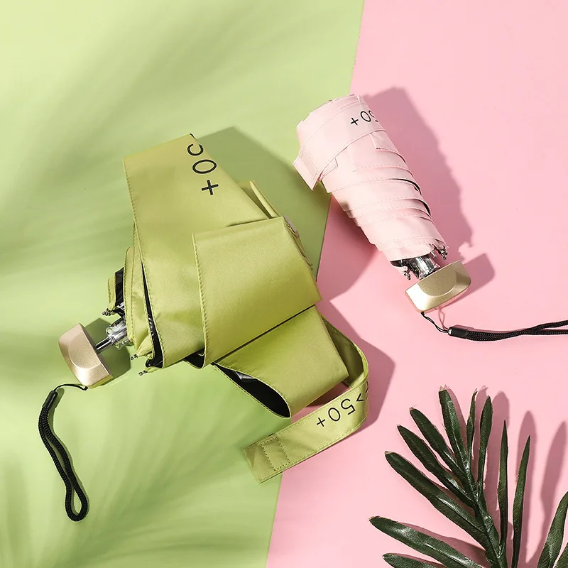 1Pc 55% Off Mini Sun Umbrella  - Travel Umbrella Compact 评论和价格