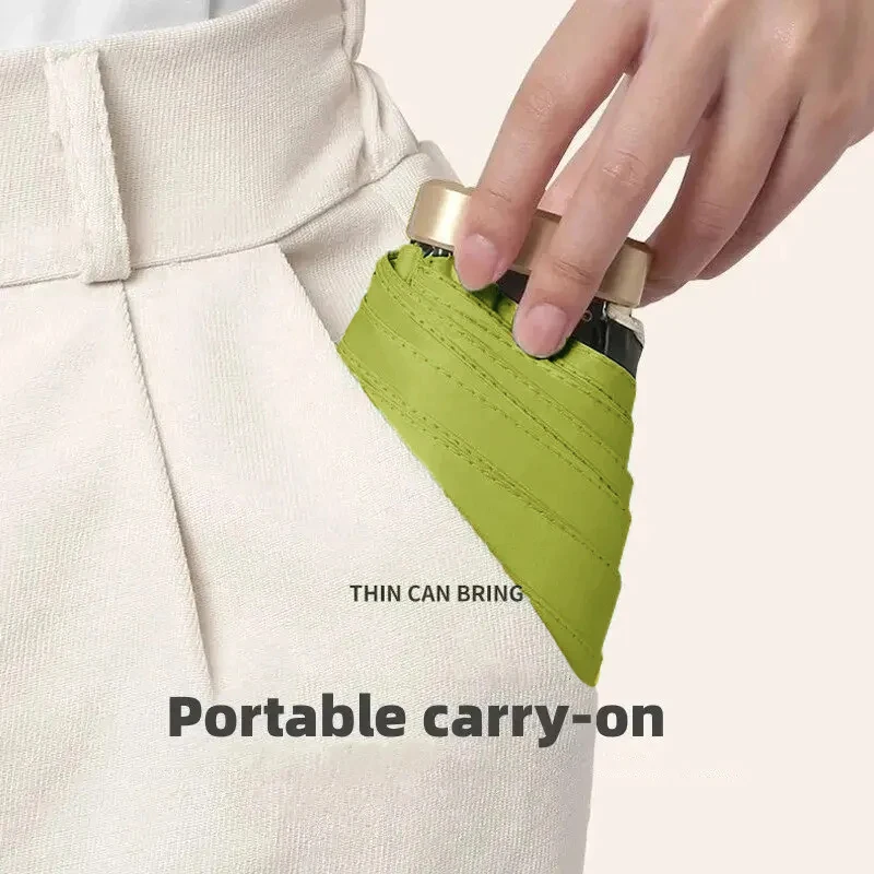 1Pc 55% Off Mini Sun Umbrella  - Travel Umbrella Compact 评论和价格