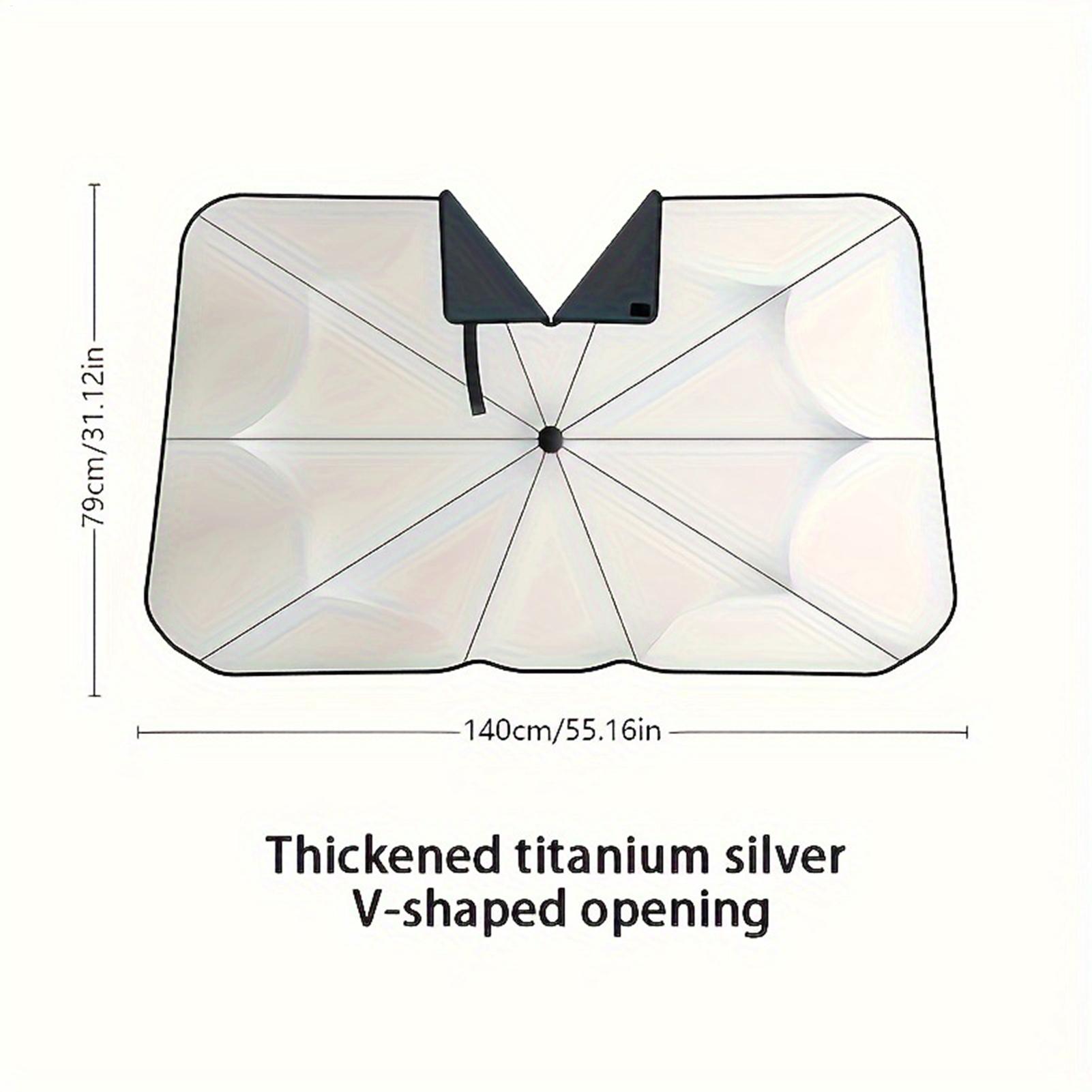 Portable Car Sun Shade Umbrell - Travel Umbrella Compact 评论和价格