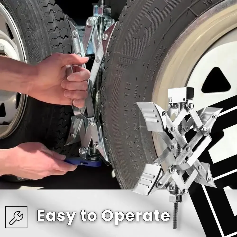 X-Shaped RV Wheel Chock Fit 3. - Travel Accessories 评论和价格