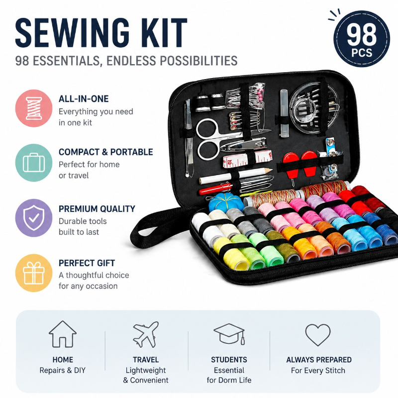 68/98PCS Sewing Accessories To - Travel Accessories To Sew 评论和价格