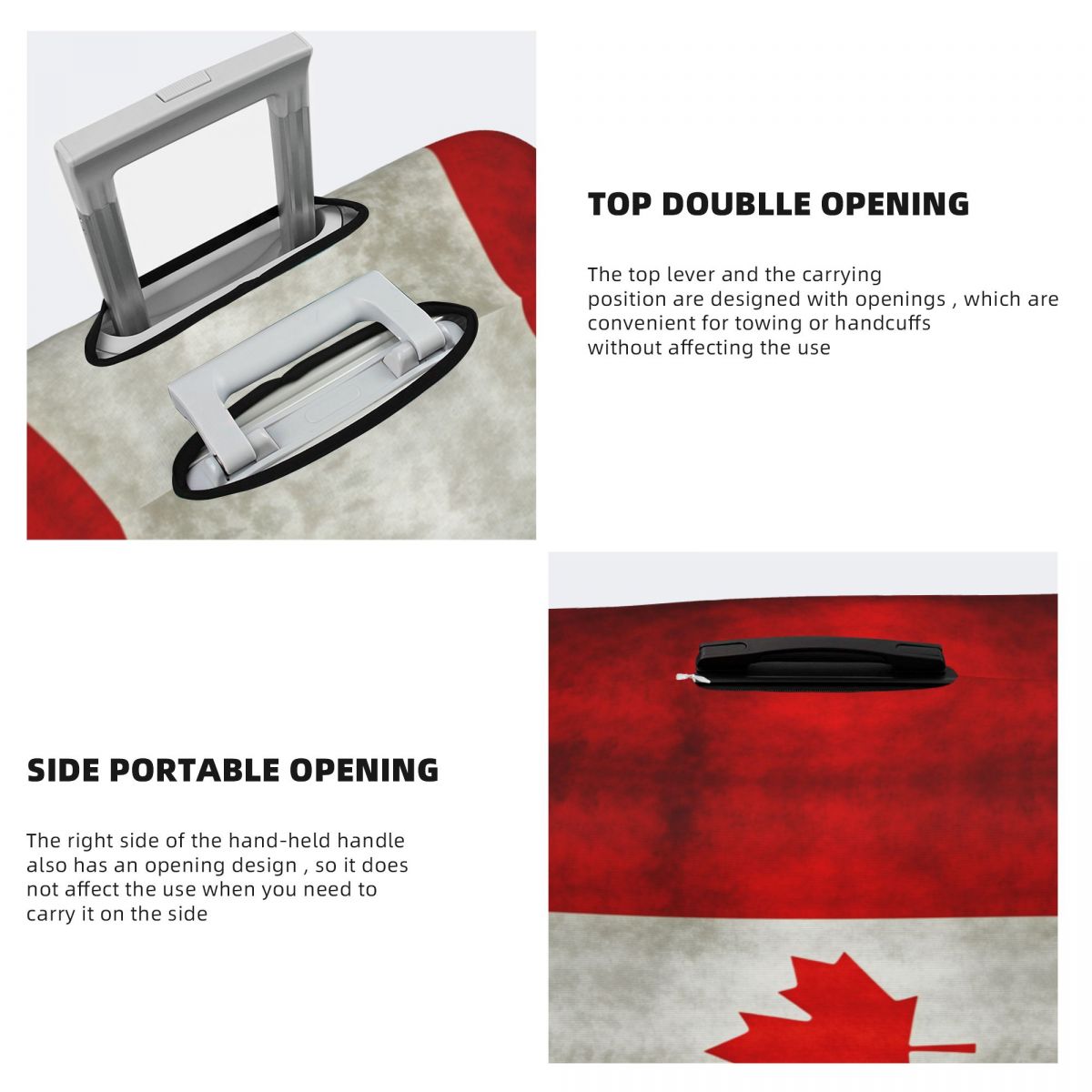 Canada Flag With Maple Leaf Su - Travel Accessories Canada 评论和价格