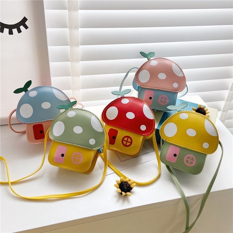 Cute Mushroom House Shaped Coi - Travel Accessories For Girls 评论和价格