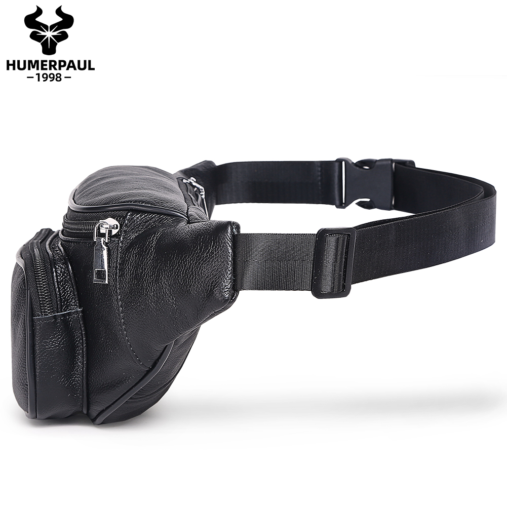 HUMERPAUL Men's Waist Fanny Pa - Travel Accessories Leather 评论和价格