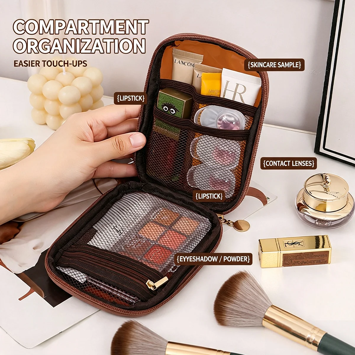 Transparent Portable Cosmetic  - Travel Z 评论和价格
