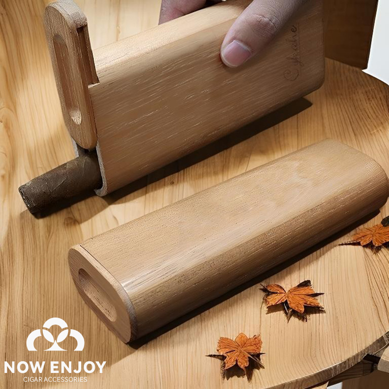 Portable Cigar Case Natural Ce - Travel Accessories 评论和价格
