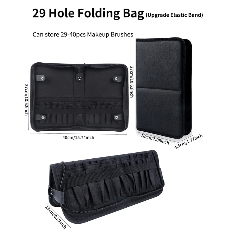 29/23 Holes Foldable Makeup Br - Travel Z 评论和价格