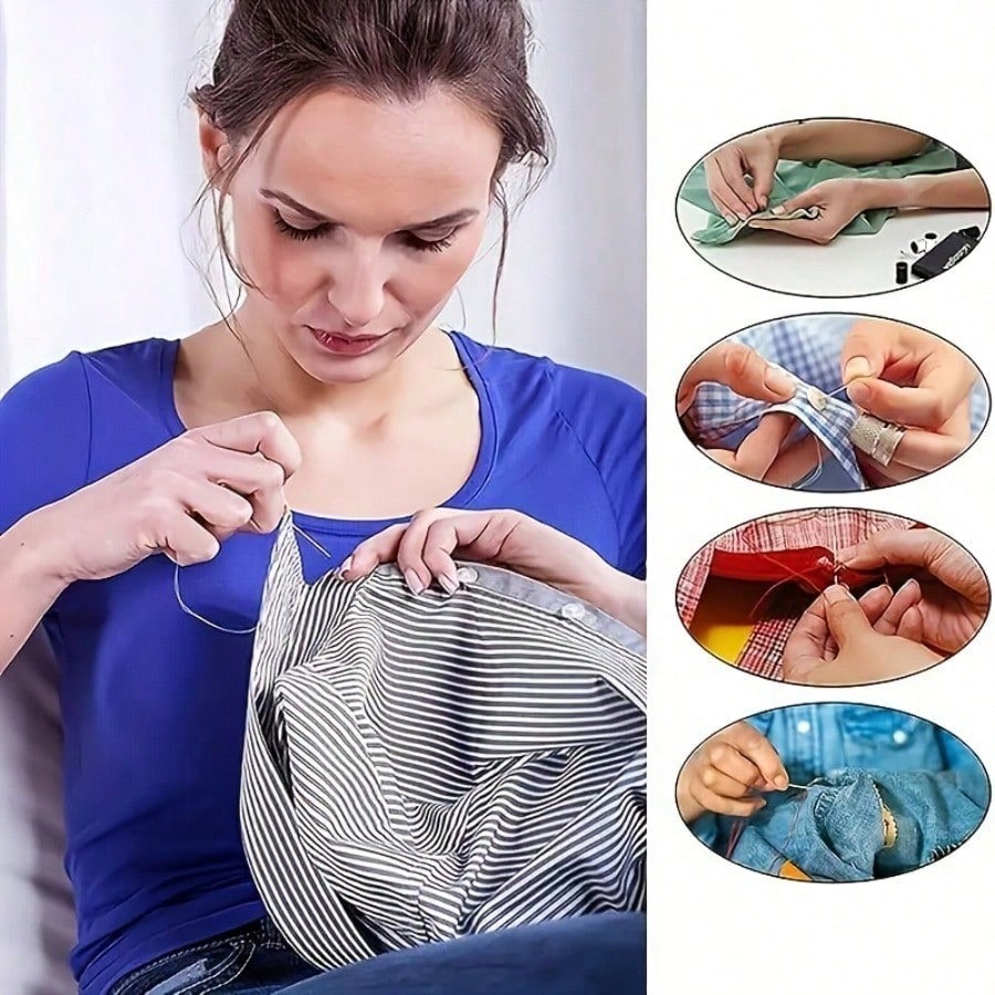 1Pc Portable Sewing Kit, Multi - Travel Accessories To Sew 评论和价格