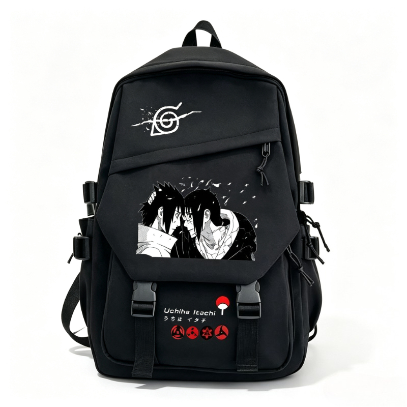 NARUTO Cartoon Backpack Two-di - Travel Accessories Gift Set 评论和价格