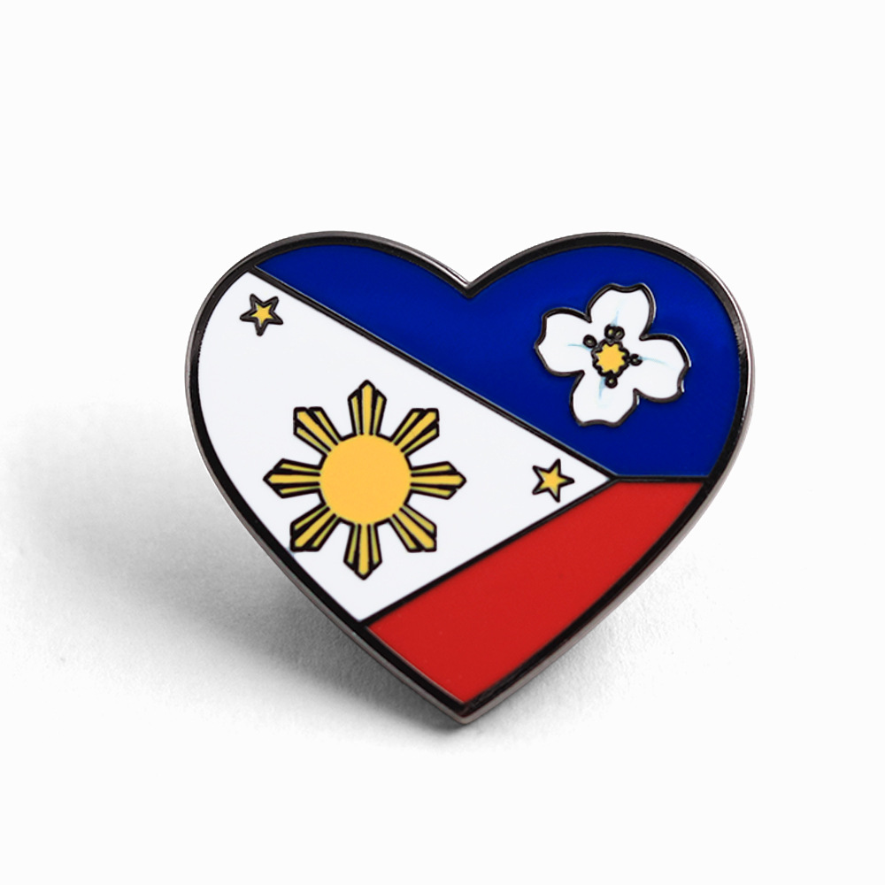 1 Pc Philippines Heart Flag En - Travel Accessories Philippines 评论和价格